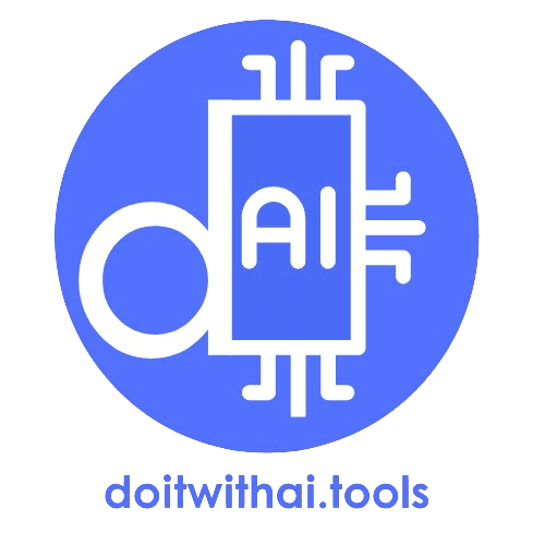 Do It With AI Tools Round Logo with Brand Name