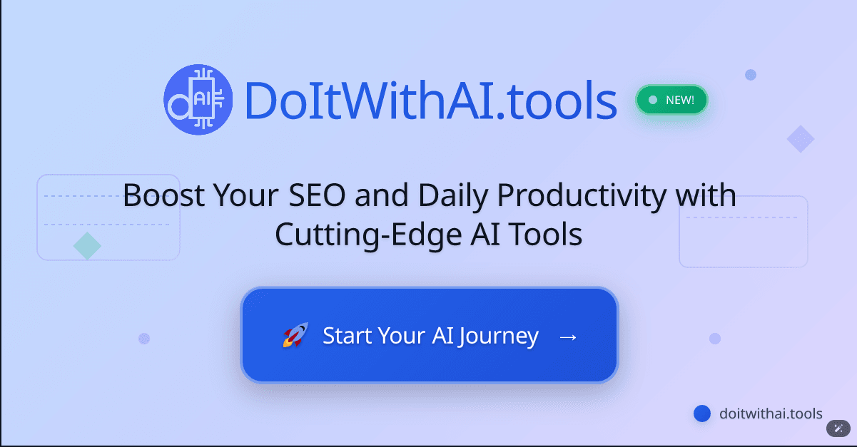 Do It With AI Tools Social Media Share Image