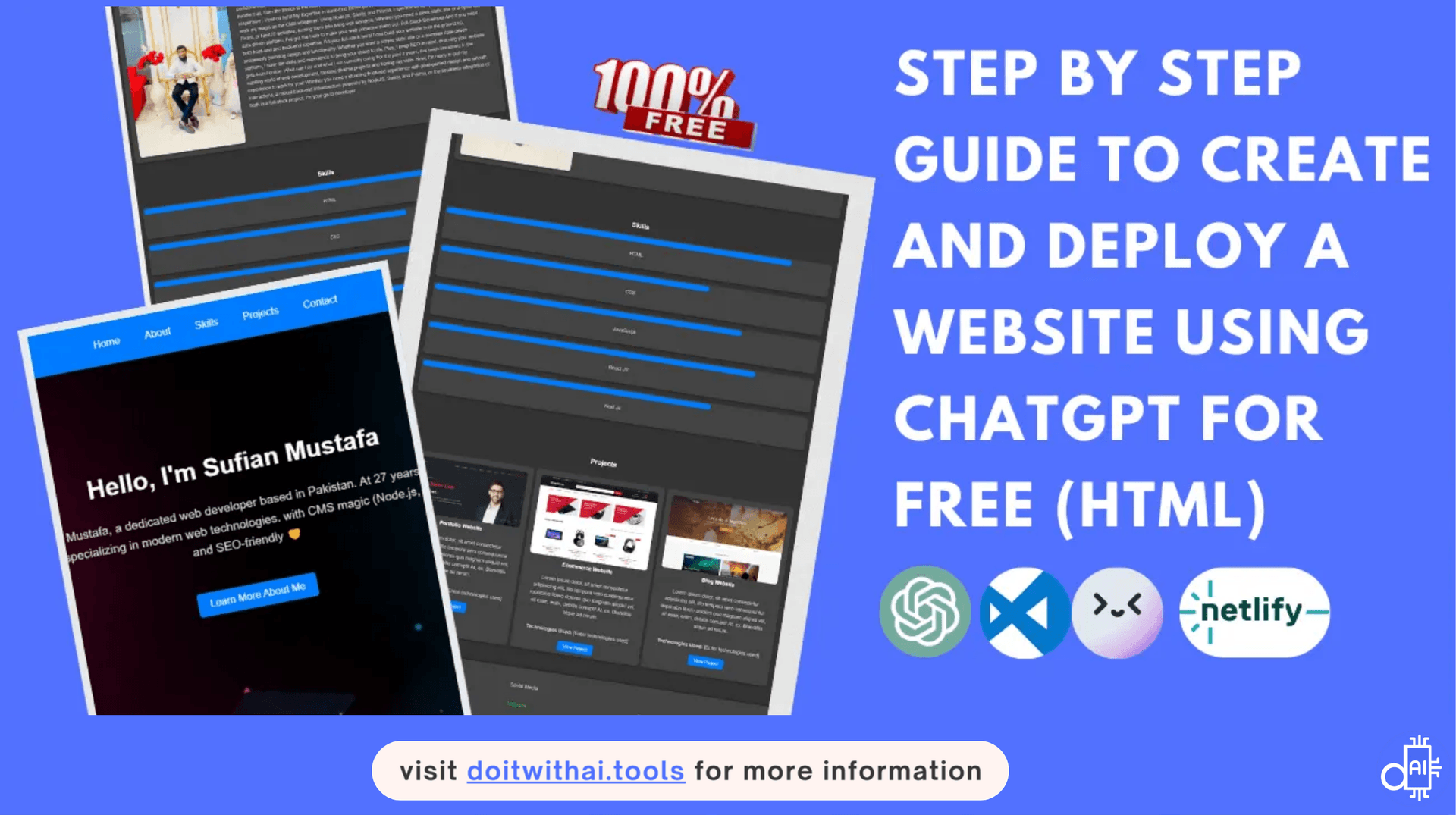 Build and Deploy a Stunning Portfolio Website with ChatGPT for Free: A Beginner's Guide